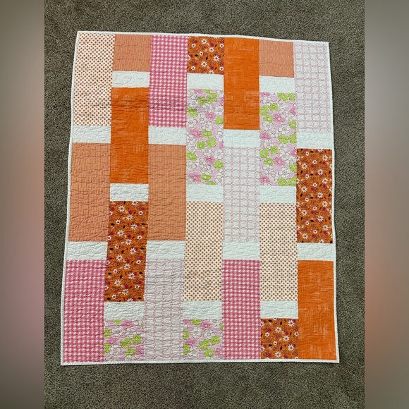 Other - Handmade baby girl quilt